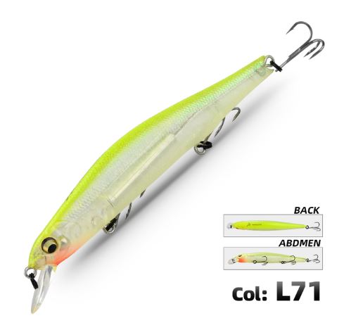 Meredith Orbit Suspending 4.33 Inch Jerkbait