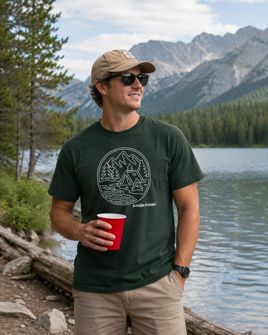 Mountain Morning Logo Tshirt